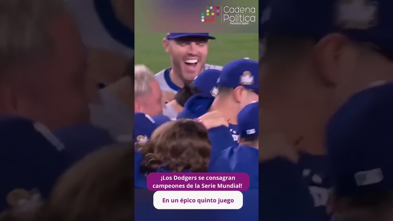 ⚾💙¡Los Dodgers se consagran campeones de la Serie Mundial! 🏆🔥