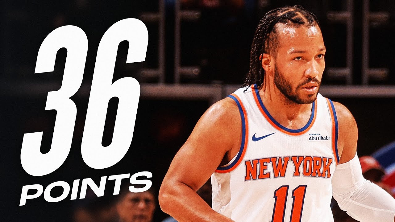 Jalen Brunson (36 PTS) GETS BUCKETS in Detroit! 🔥| November 1, 2024