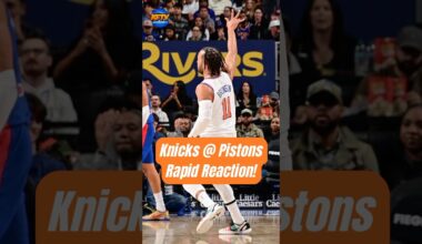 Knicks DOMINATE the Detroit Pistons! Rapid Fire Reaction! 🔥 #shorts #knicks