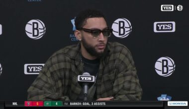 Ben Simmons discusses the Nets' level of comfortability with one another