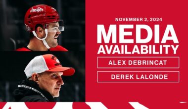 Alex DeBrincat & Derek Lalonde Media Availability | Nov. 2, 2024