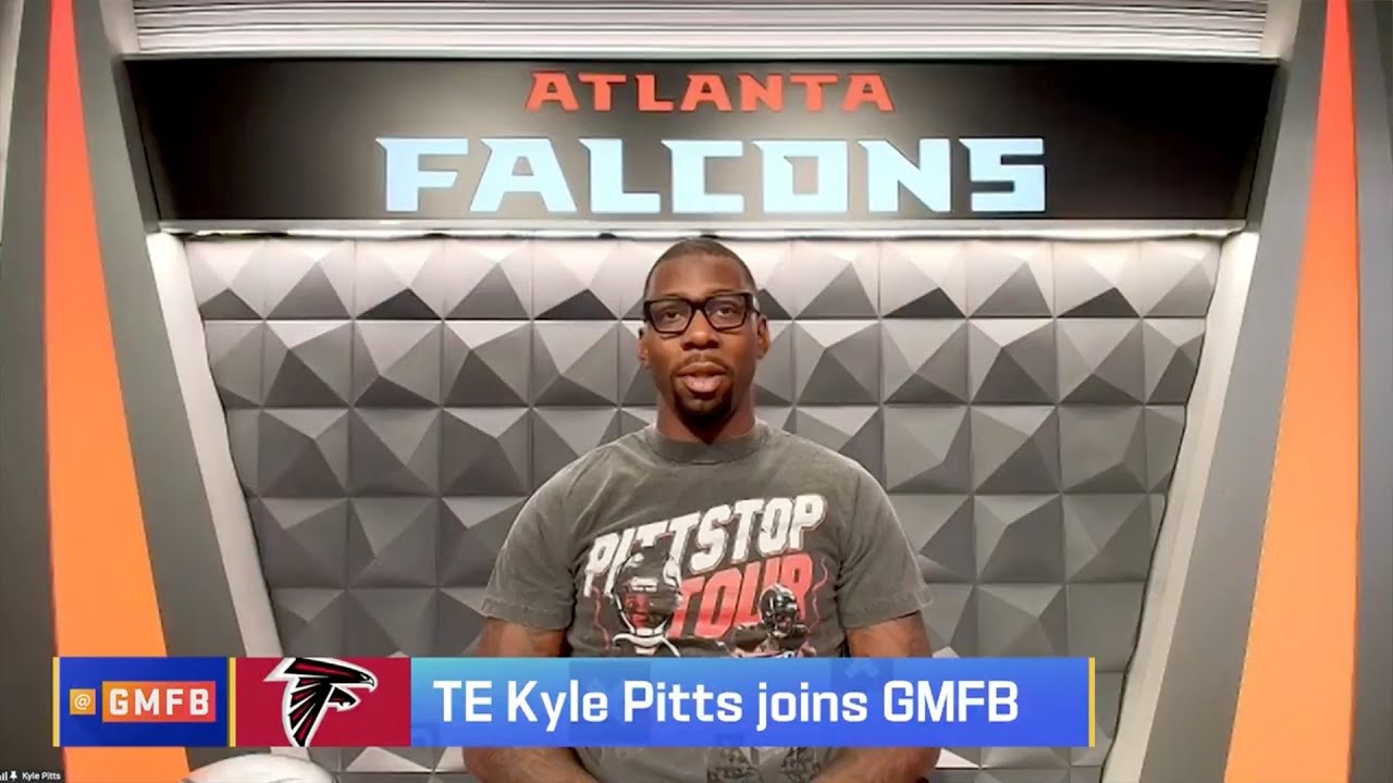 GMFB: Kyle Pitts talks PittStop, playing with Kirk Cousins, and upcoming game vs the Dallas Cowboys