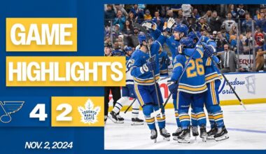 Game Highlights: Blues 4, Maple Leafs 2