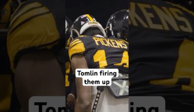 Coach Tomlin FIRING UP the offense 🔥 #steelers #nfl #shorts