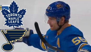 Toronto Maple Leafs VS St Louis Blues NOV 2 24 w/Superbman