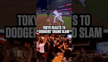 Tokyo reacts to Dodgers' walk-off Grand Slam #mlb #baseball #Dodgers #worldseries