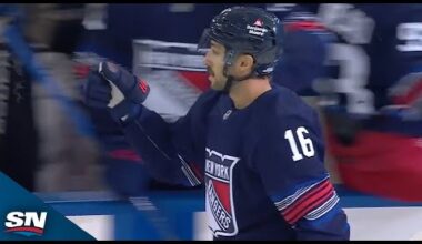 Rangers' Vincent Trocheck Scores Career Goal No. 200 vs. Islanders
