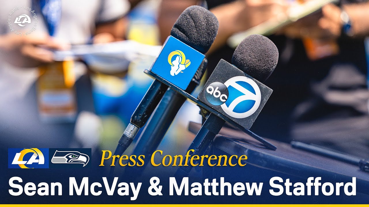 Sean McVay & Matthew Stafford Address The Media Following Seahawks Win