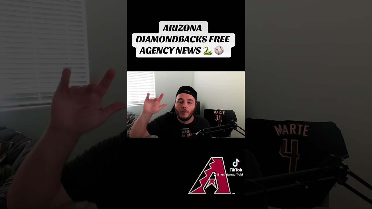 Arizona Diamondbacks Free Agency News 🐍⚾️ #mlb #mlbb #tiktok #dbacks #arizona #freeagency #sports