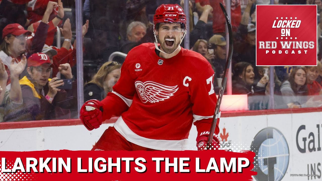 Dylan Larkin's 2 power play goals elevates Detroit past Buffalo