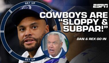 NEW LOW for the Dallas Cowboys? 😮 'SLOPPY, UNDISCIPLINED, SUBPAR TEAM!' - Dan Orlovsky | Get Up