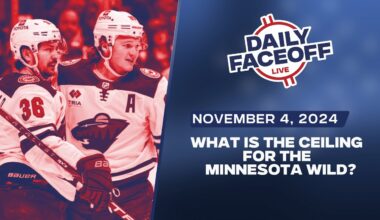 What is the Ceiling for the Minnesota Wild? | Daily Faceoff LIVE November 4th