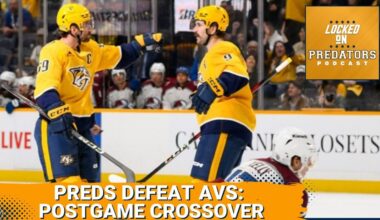 Nashville Predators Get Win Over Colorado Avalanche: Special Postgame Crossover Conversation!
