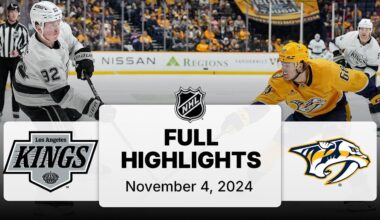 NHL Highlights | Kings  vs. Predators - November 4, 2024