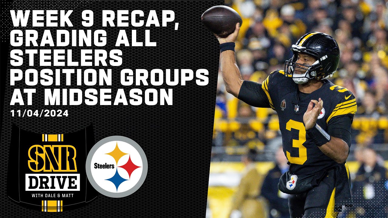 Recap of Week 9 NFL Games, Grades for All Steelers Positions in First Half | Pittsburgh Steelers