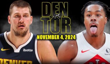 Denver Nuggets vs Toronto Raptors Full Game Highlights - November 4, 2024 | 2024-25 NBA Season