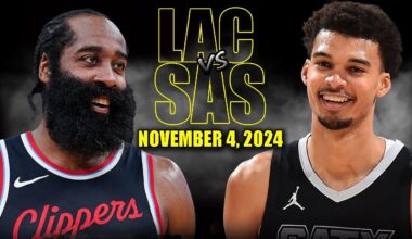 San Antonio Spurs vs Los Angeles Clippers Full Game Highlights - November 4  | 2024-25 NBA Season