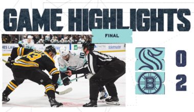 Seattle Kraken at Boston Bruins | 11/03 Game Highlights