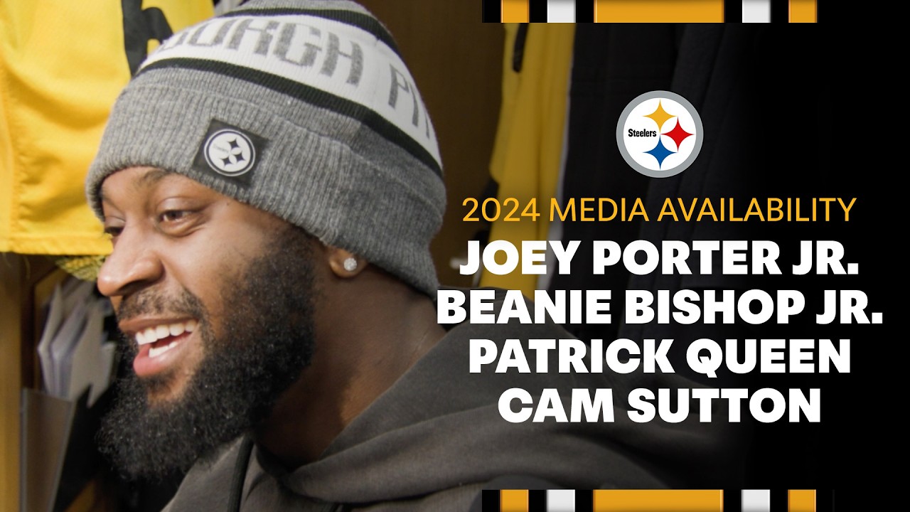 Porter Jr., Bishop Jr., Queen, Sutton Media Availability (Nov. 4) | Pittsburgh Steelers