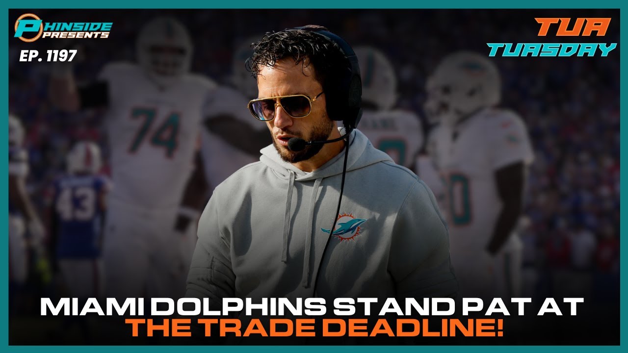 Miami Dolphins Stand Pat At Deadline Despite Wanting To Make A Trade!
