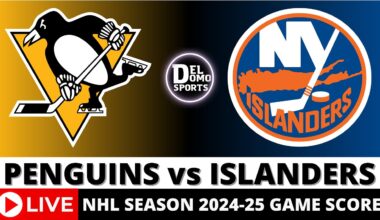 PITTSBURGH PENGUINS VS NEW YORK ISLANDERS LIVE 🏒 NHL Game Score Radio Play-by-Play - NOV 5, 2024
