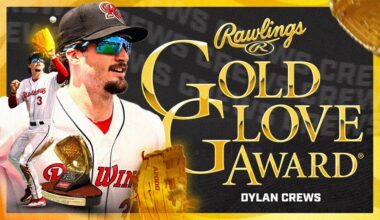 2024 Golden Glove Winner - Dylan Crews