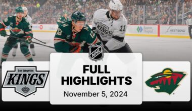 NHL Highlights | Kings vs. Wild - November 5, 2024
