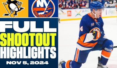 Pittsburgh Penguins at New York Islanders | FULL Shootout Highlights - November 5, 2024