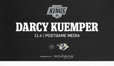 Goaltender Darcy Kuemper | 11.04 LA Kings Shutout the Nashville Predators on the Road