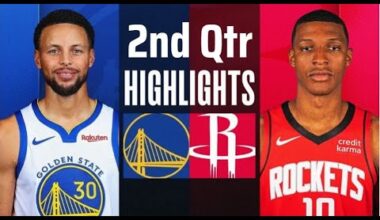 Golden State Warriors vs. Houston Rockets 2nd QTR Full Highlights - Nov 2 - 2024 NBA Highlights
