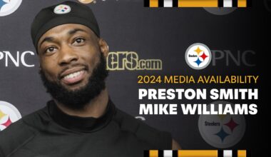 Mike Williams, Preston Smith Media Availability (Nov. 6) | Pittsburgh Steelers