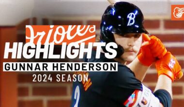 Gunnar Henderson 2024 Season Highlights | Silver Slugger Finalist | Baltimore Orioles