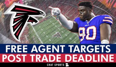 Falcons Free Agent Targets: Post-NFL Trade Deadline Ft. A Former 1st Round Pick