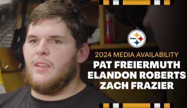 Pat Freiermuth, Elandon Roberts, Zach Frazier Media Availability (Nov. 6) | Pittsburgh Steelers