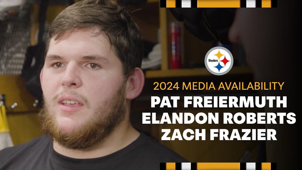 Pat Freiermuth, Elandon Roberts, Zach Frazier Media Availability (Nov. 6) | Pittsburgh Steelers