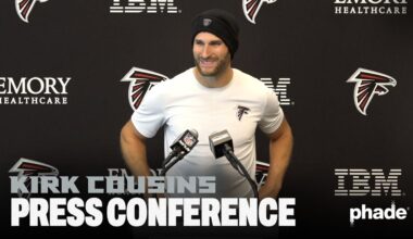 Kirk Cousins on growing chemistry with Zac Robinson & continuing to gel as a unit | Press Conference