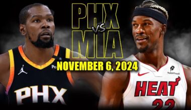 Phoenix Suns vs Miami Heat Full Game Highlights - November 6, 2024 | 2024-25 NBA Season