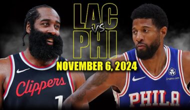 Philadelphia 76ers vs Los Angeles Clippers Full Game Highlights - November 6 | 2024-25 NBA Season