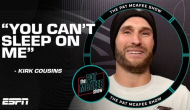 Kirk Cousins: 'You might be hearing footsteps, and it may be me' 😤 👣 | Pat McAfee Show