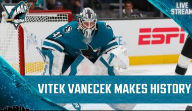 VITEK VANECEK MAKES HISTORY | SAN JOSE SHARKS SPORTS TALK