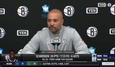 Jordi Fernández on win over Grizzlies