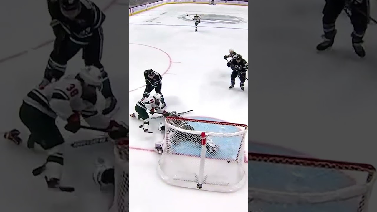 Kaprizov serves up a THRILL 😱🍏