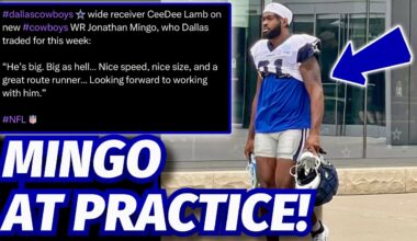 Cowboys new WR Jonathan Mingo is happy to be in Dallas!… “Somebody finally believed in me”