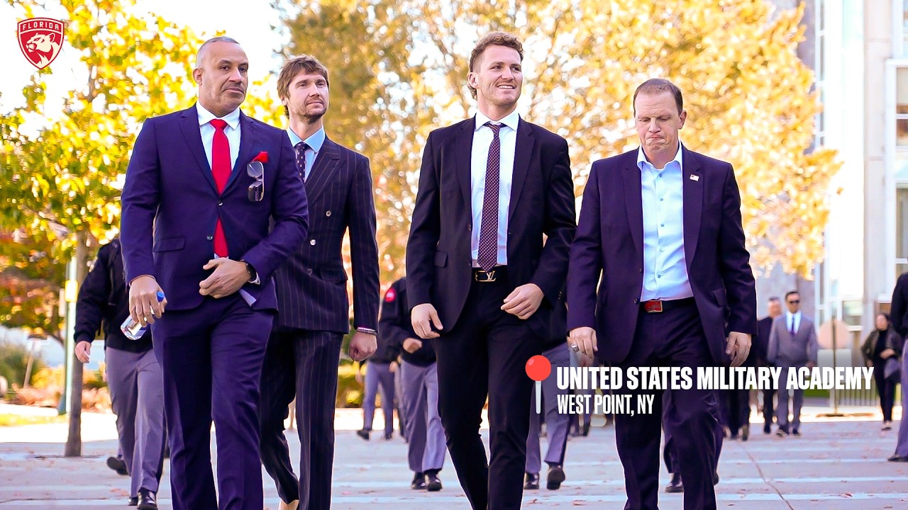 Panthers take Stanley Cup to United States Military Academy at West Point 🇺🇸
