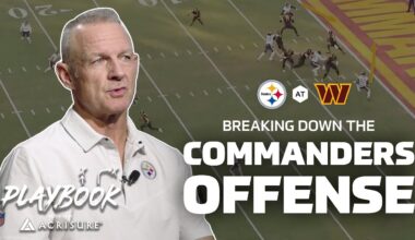 Breaking down the Commanders offense 🎞️ | Playbook with Merril Hoge | Pittsburgh Steelers