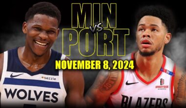 Minnesota Timberwolves vs Portland Trail Blazers Full Game Highlights- November | 2024-25 NBA Season