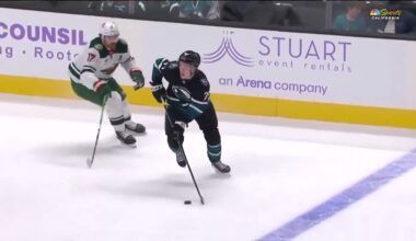 Macklin Celebrini Scores Second Goal Of The Night Off Of No Look Snipe