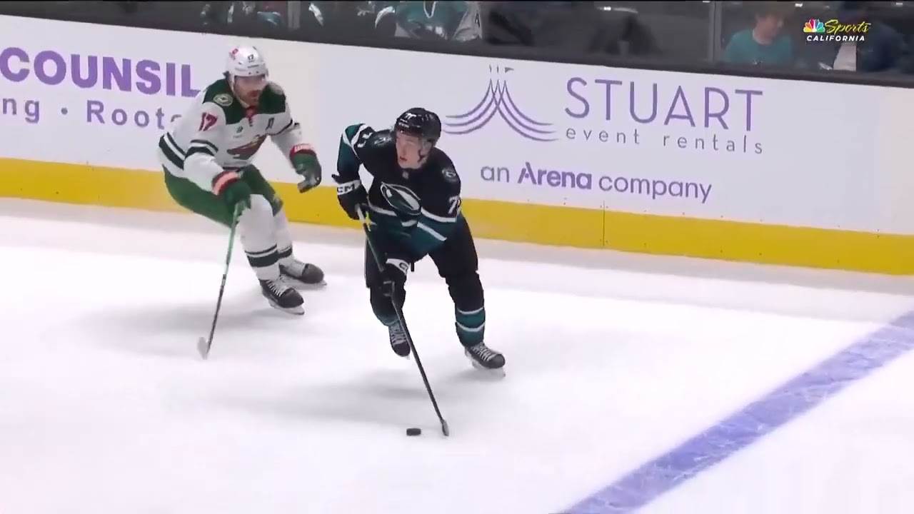 Macklin Celebrini Scores Second Goal Of The Night Off Of No Look Snipe