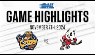 OHL Highlights: Erie Otters @ Niagara IceDogs Nov. 7, 2024
