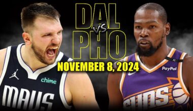 Dallas Mavericks vs Phoenix Suns Full Game Highlights - November 8, 2024 | 2024-25 NBA Season